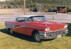 Jan Erik Schoone`s 1958 Buick Super.  Ferdig med skilter 1 mai 1989, og solgt  i 2002 